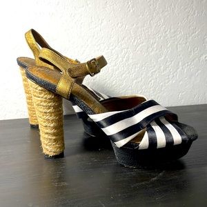 Sam Edelman resort style platform heel